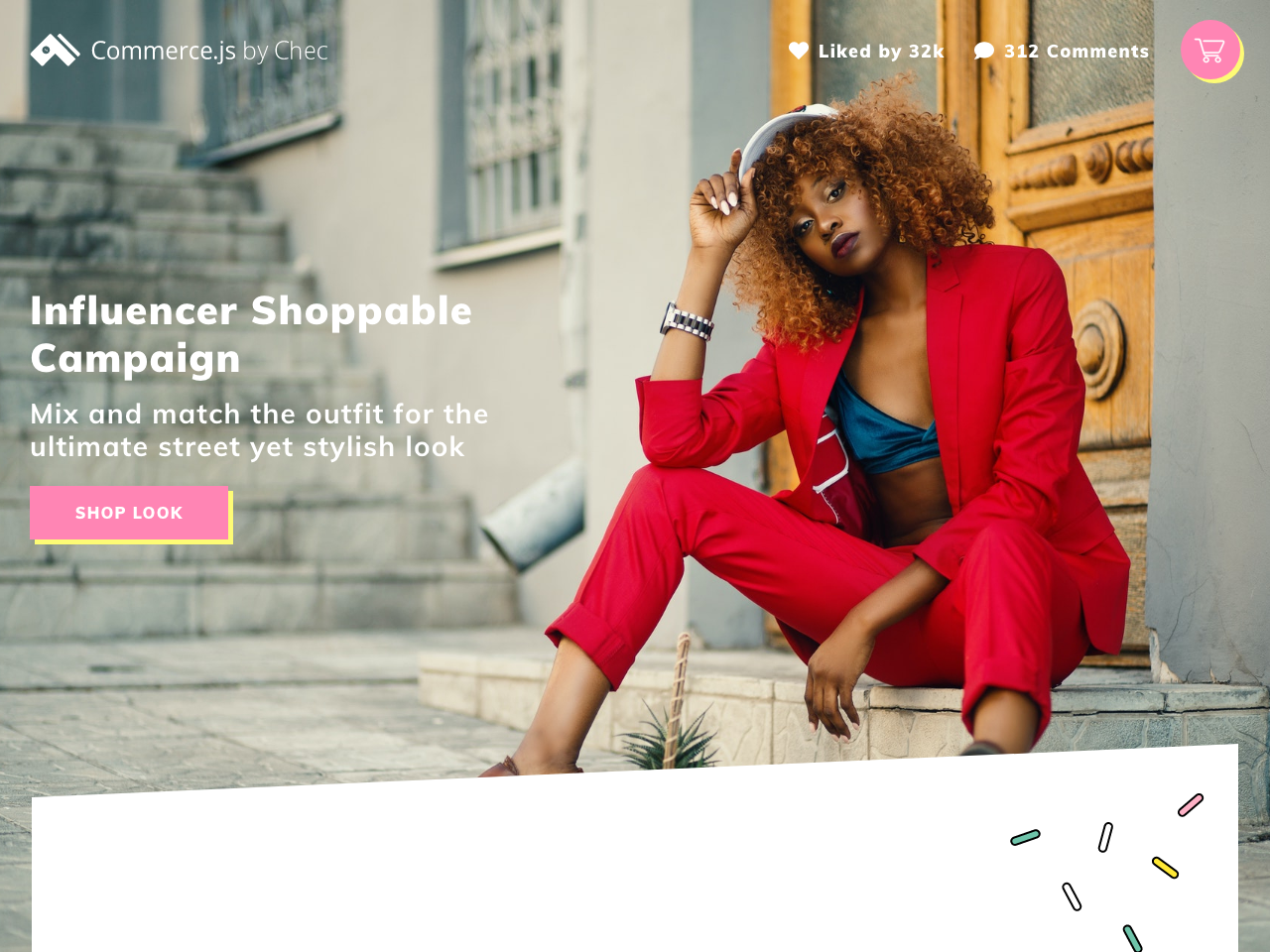 Commerce.js Vue.js Boilerplate screenshot