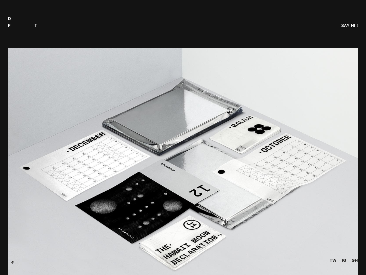 Darkfolio screenshot