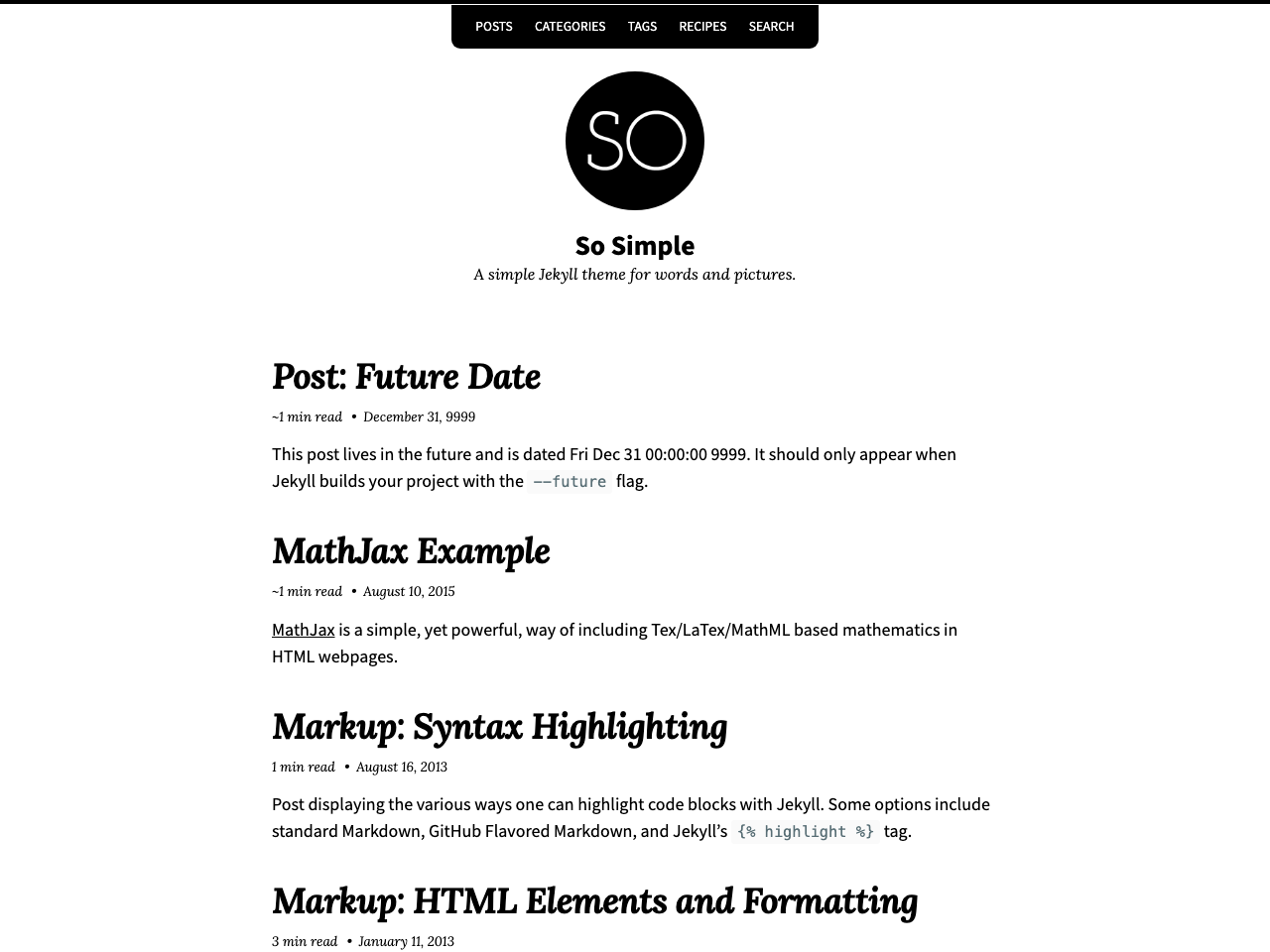 So Simple screenshot