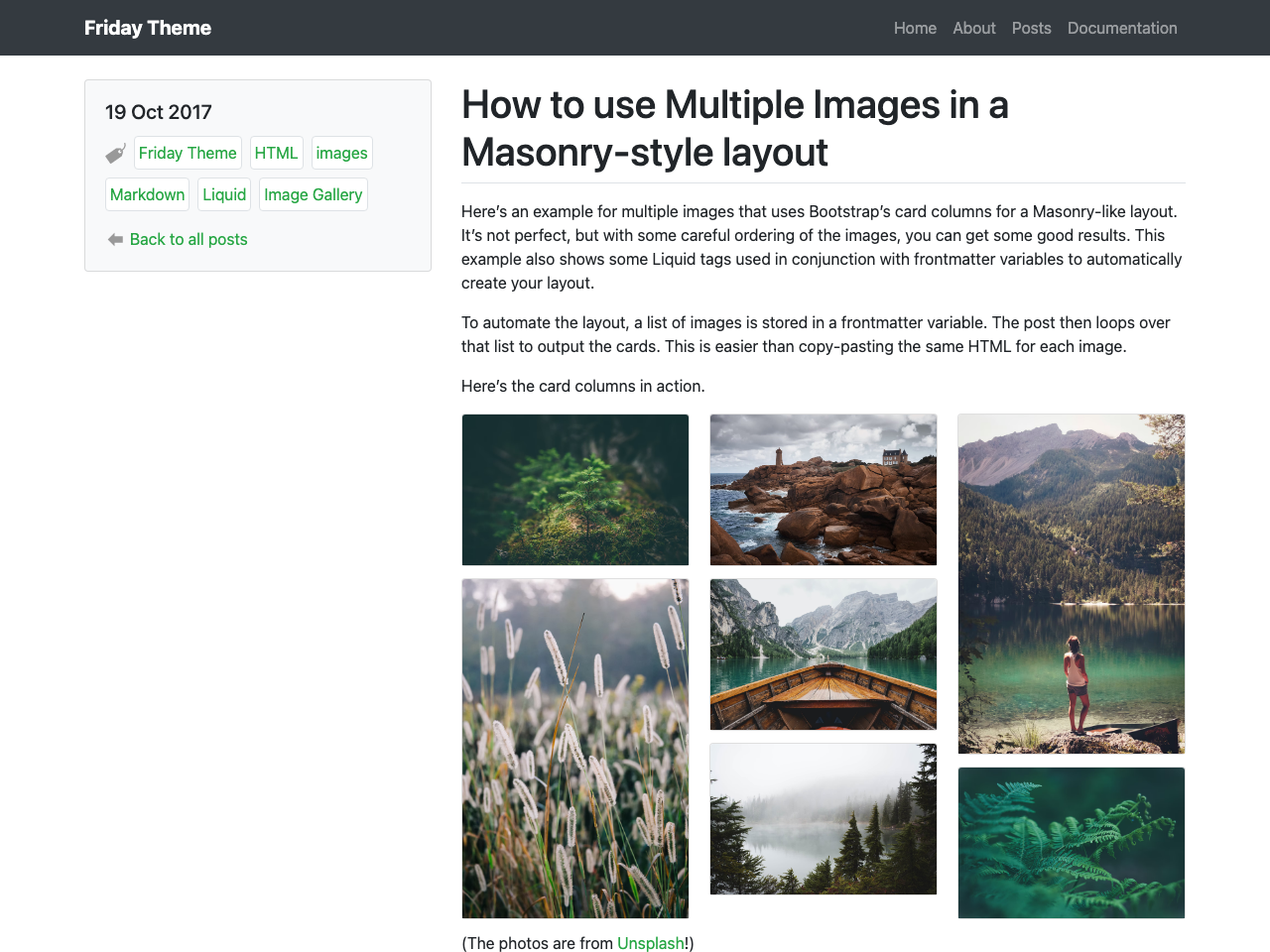 Friday Theme screenshot