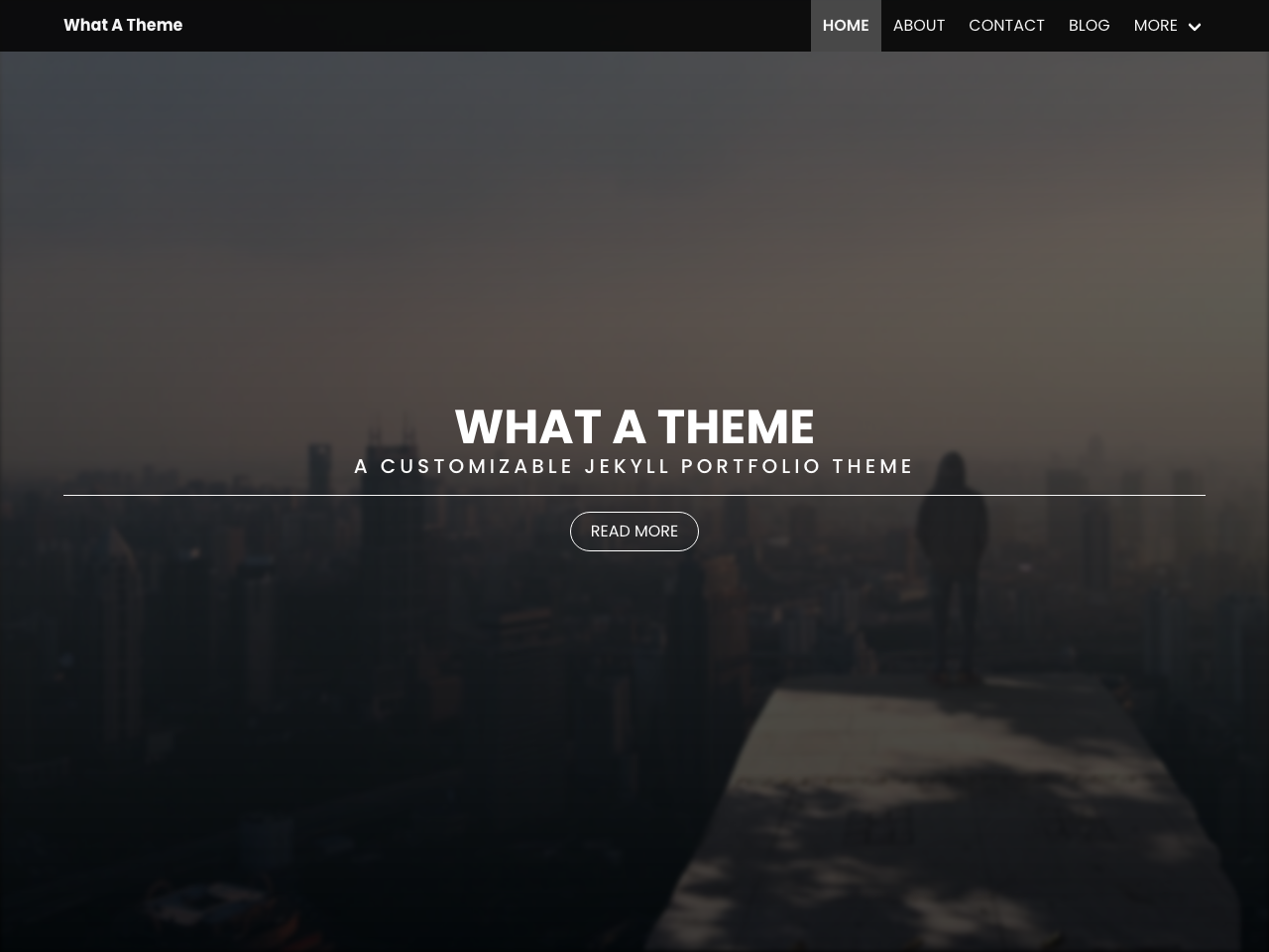 What A Theme screenshot