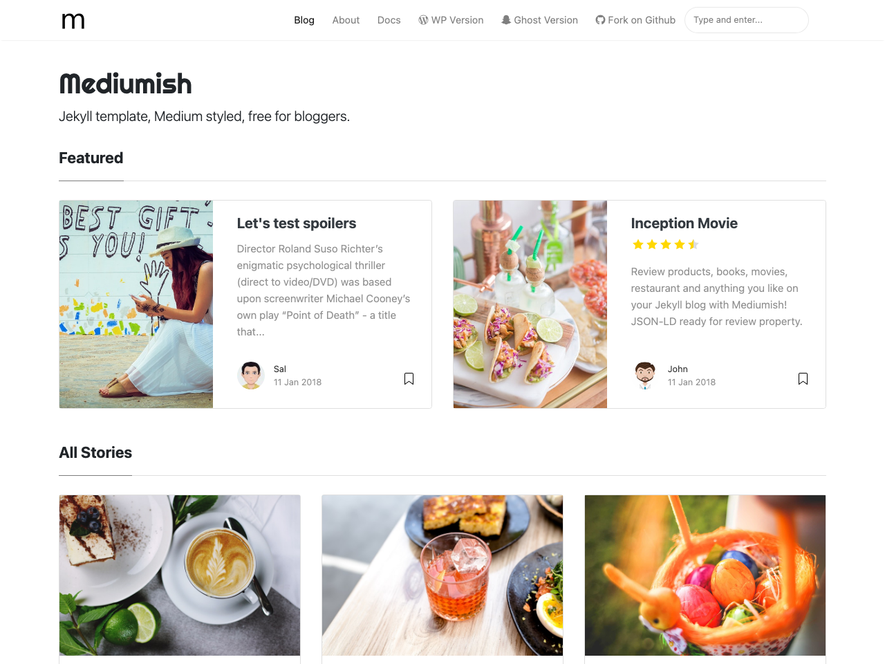 Mediumish Theme Jekyll screenshot