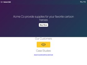 Gatsby Starter Buttercms screenshot