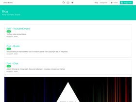 Jekyll Bulma screenshot