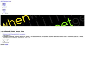 MaterializeHG Theme screenshot