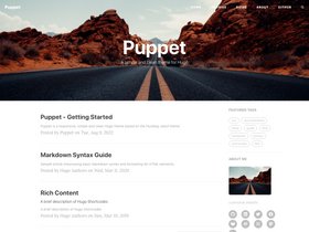 Puppet screenshot