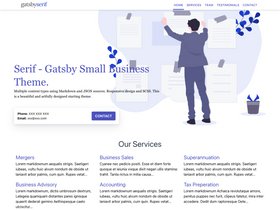 Gatsby Tailwind Serif screenshot